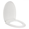 Capac Toaletă, V Shape, Mecanism Soft Close, Dimensiuni 35.5x46cm, Alb, Oem