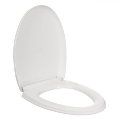 Capac Toaletă, V Shape, Mecanism Soft Close, Dimensiuni 35.5x46cm, Alb