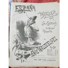 Espana, vals - Emil Waldteufel partitura