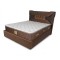 Saltea ortopedica, Lux Memory Piemond cu topper, 160x200x32cm, fermitate tare, cu plasa arcuri, memory foam 2,5 cm, husa matlasata, sistem de aerisire