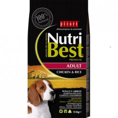 Hrana uscata pentru caini cu pui si orez, Nutribest Dog Premium Adult, 15 Kg foto