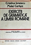 Cumpara ieftin Exercitii de gramatica a limbii romane - 1992 - Cristina Ionescu (AS350)