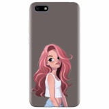 Husa silicon pentru Huawei Y5 Prime 2018, Cute Girl