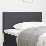VidaXL Tăblie Design Simplu Gri &Icirc;nchis 90 cm Fabric de Catifea
