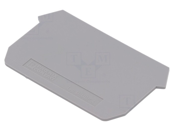 Conector capac final gri 1,5mm
