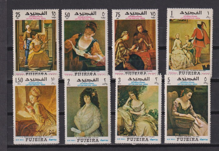 FUJEIRA PICTURI MI: 276-283 MNH