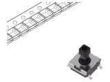 Micro&icirc;ntrerupător TACT SPST-NO SMT 6x6mm