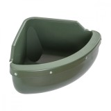 Hrănitoare din plastic, cu margine de protecție, montare &icirc;n colț, 31&nbsp;litri