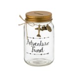 Pusculita Adventure fund, Sticla, 8x14 cm