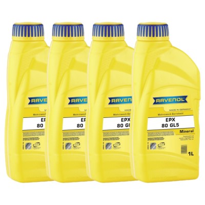 Pachet 4 litri ulei transmisie Ravenol GETR EPX 80 GL5 foto