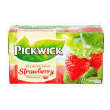 Ceai Pickwick Fruit - Negru Cu Capsuni - 20 X 1,5 Gr./pachet