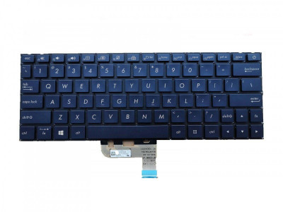 Tastatura Laptop, Asus, Zenbook 14 UX334, UX334FA, UX334FL, UX334FLC, iluminata, layout US foto