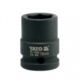 Cheie tubulara hexagonala de impact 1/2&quot;, 18mm, Yato YT-1008