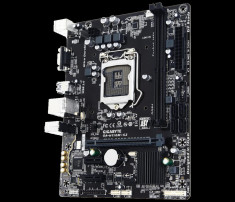 Placa de baza GIGABYTE Socket LGA1151, H110M-S2, Intel? H110 ExpressChipset, 2*DDR4, 1*PCIEx16, 2*PCIEx1, 2133 MHz, 4*SATA 6Gb/s, 4* bulk foto