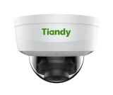 Camera IP dome Tiandy 5MP Starlight cu IR 30 m, microfon, PoE si IK10