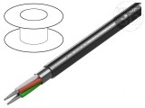 Cablu ecranat 4x18AWG folie Al-PET PVC 300V 152m 500ft