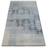 Covor acril Patara 0146 Culoarea nisipului si turcoaz, 80x150 cm