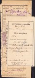 A1109 Lot de 5 chitanțe, 1914, București, Epitropia Ceauș Radu