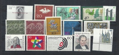 GERMANIA &amp;ndash; ANIVERSARI, serii si timbre NESTAMPILATE, LOT249 foto