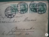 Regalitate Romania ,plic corespondenta circulat,corepondenta financiar -comerciala avocat