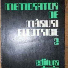 Memorator De Masuri Electrice Vol.2 - N. Patachi Si Colab. ,521773