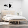 VidaXL Cadru de pat mic dublu 4FT, 120x190 cm, lemn masiv