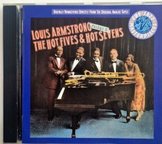 Louis Armstrong &lrm;&ndash; The Hot Fives &amp; Hot Sevens, Volume II NM / NM cd muzica jazz CBS Olanda 1988