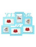 Rama foto colaj bleu YOU &amp; ME 6 poze