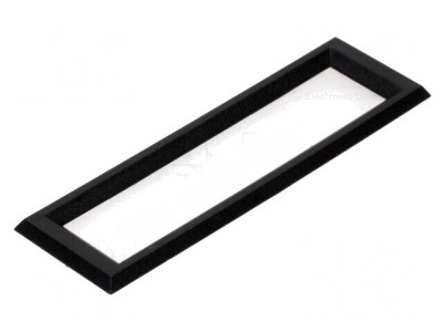 Cadru Negru ABS 97,5x29,4mm 81,5x17,2mm foto