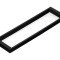 Cadru Negru ABS 97,5x29,4mm 81,5x17,2mm