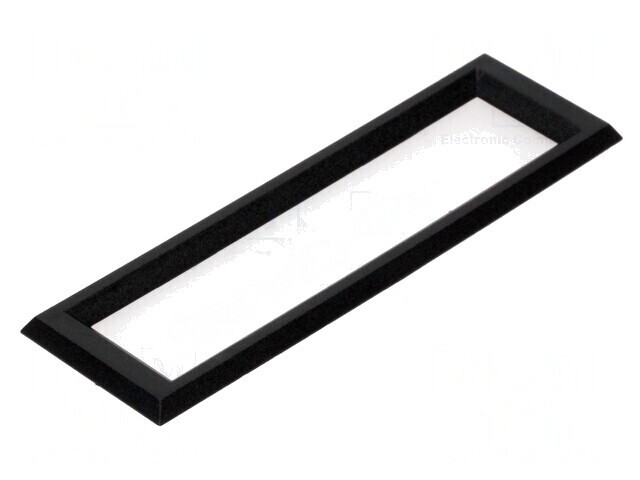 Cadru Negru ABS 97,5x29,4mm 81,5x17,2mm
