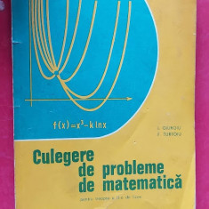 CULEGERE DE PROBLEME DE MATEMATICA TREAPTA A II DE LICEE TURTOIU GIURGIU