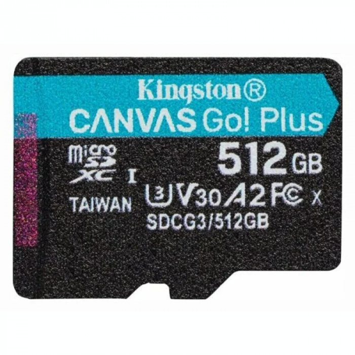 Memorie MicroSD cu adaptor 512GB KINGSTON SDCG3/512GB