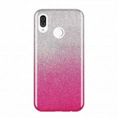 Husa Xiaomi Redmi Note 7, Glitter / Sclipici, Roz foto