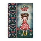 Cumpara ieftin Bloc notes cu spira Santoro Gorjuss Little Mushroom,A5, dictando