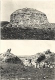 P2136N Monumentul și cetatea de la Adamclisi, anii 1930, lot de 2 fotografii