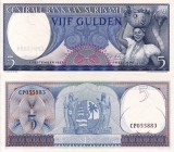 Bancnota Suriname 5 Gulden 1963 UNC, Necirculata