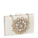 Cumpara ieftin Geanta clutch din catifea bej B18110 05