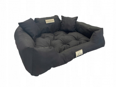 KingDog Black Dog Couch Lounger 75x65 cm foto