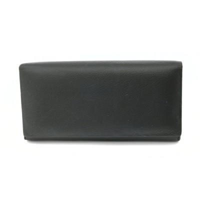 Portofel de dama, din piele naturala, negru, Hassion A01 Black, Magrot foto