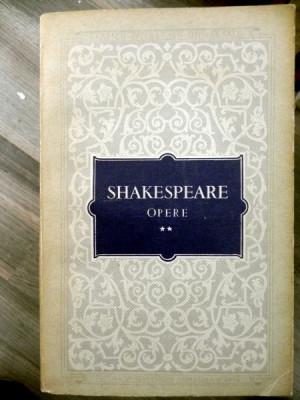 SHAKESPEARE Opere 2-Richard II, Negutatorul din Venetia, Iuliu Cezar foto