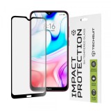 Folie de protectie Ecran Techsuit pentru Xiaomi Redmi 8A / 8, Sticla Securizata, Full Glue, 111D, Neagra
