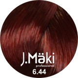 J.Maki Professional - Vopsea de par permanenta 6.44 - Blond cupru intens inchis, 60 ml