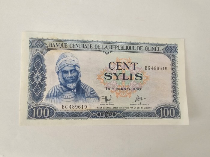 Guinea 100 Sylis 1960 Noua