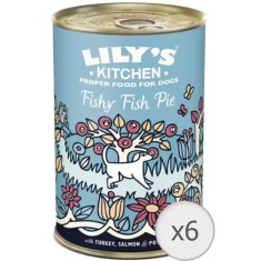 Hrana umeda pentru caini Lily s Kitchen Fishy Fish Pie With Turkey, Salmon Potatoes, 6 x 400g