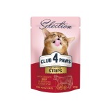 Cumpara ieftin Club 4 Paws Premium Selection Hrana umeda pentru pisici - Stripsuri de vita in supa crema de broccoli, 12x85g