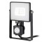 Reflector cu LED, 10 W, 800 lm, 4000 K, aluminiu, Negru