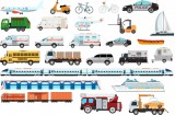Stickere Mijloace de Transport - 60x90 cm