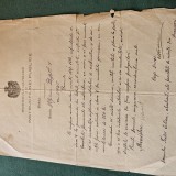 Document semnat olograf de ministru SPIRU HARET , an 1888