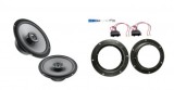 Hertz UNO X165 VW T5: Difuzoare auto 165mm, 220W, Coaxiale 2 cai, Kit montaj usi fata